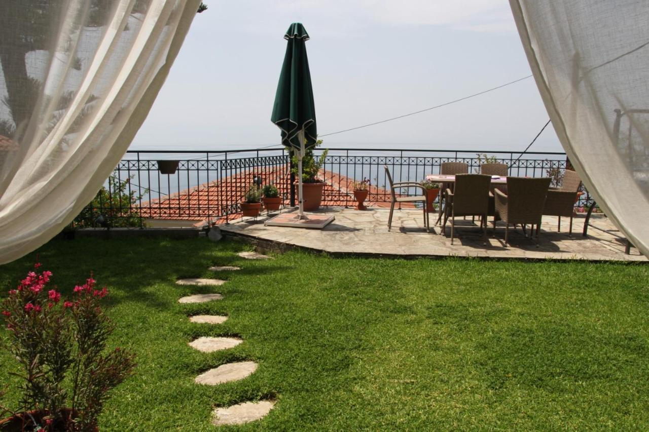 Mesonisi Με Υπέροχη Θέα Στον Παγασητικό!! Villa Áfissos Eksteriør bilde